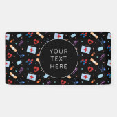 Custom RN Nurse | Medizinisches Muster Banner (Horizontal)