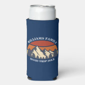 Custom Road Trip Mountain Sunset Selters Dosenkühler (Seltzer Vorderseite)