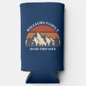 Custom Road Trip Mountain Sunset Selters Dosenkühler (Vorderseite)