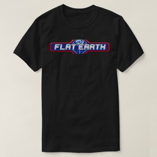 Custom Robo Flat Earth 2 T-Shirt (Design vorne)