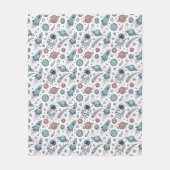 Custom Rocket Blanket Planets Geschenk für Baby Bo Fleecedecke (Vorderseite)