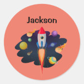 Custom Rocket Stickers (Vorderseite)