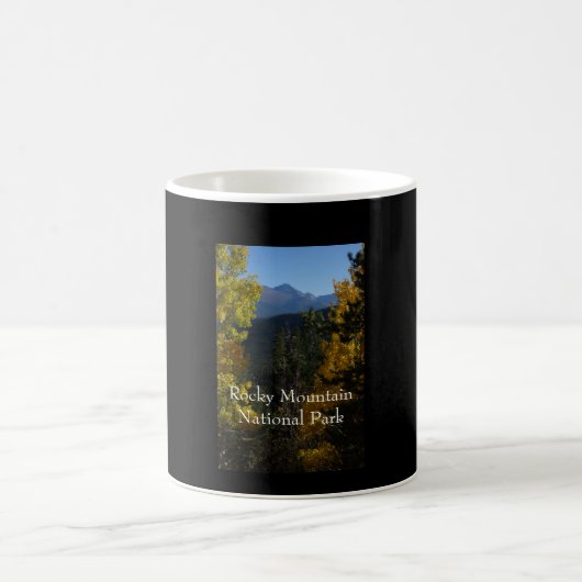 Custom Rocky Mountain National Park Kaffeetasse (Mittel)