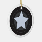 Custom Roller Derby Jammer Star Keramik Ornament (Rechts)