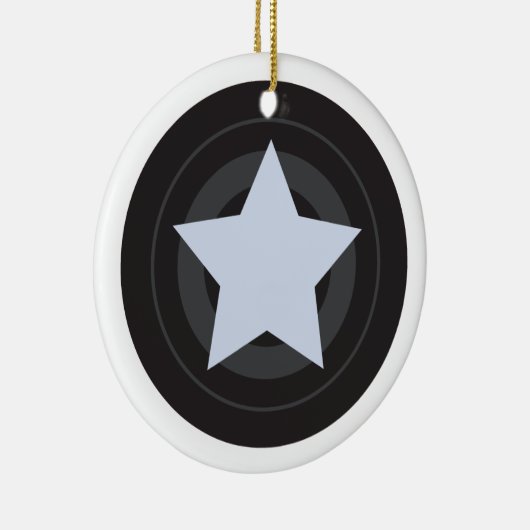 Custom Roller Derby Jammer Star Keramik Ornament (Rechts)