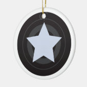 Custom Roller Derby Jammer Star Keramik Ornament (Links)