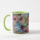 Custom Romantic Australian Summer Blume Tasse (Links)