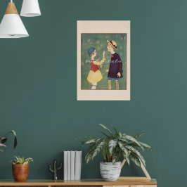 CUSTOM Romantic Taisho Roman Art  Poster