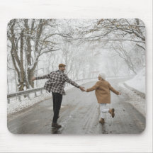 Custom Romantic Winter Couple Foto