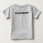 Custom Roogram Ideogramm Chinese New Year Babysuit Baby T-shirt (Rückseite)