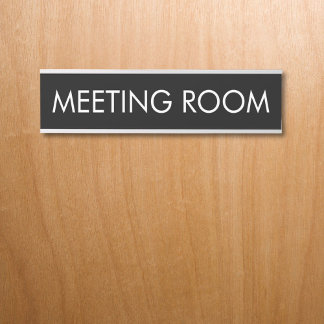 Custom Room Name Simple Modern Minimalist Türschild