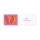 Custom rosa farbig mit Federn (Vorne)