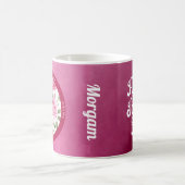 Custom Rose Erholung Meilenstein Geschenk für sie Kaffeetasse (Mittel)
