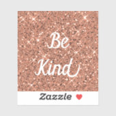 Custom Rose Gold Sparkle Glitzer Schneiden Vinyl S Aufkleber (Blatt)