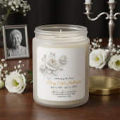 Custom Rose Remembrance Candle Sticker