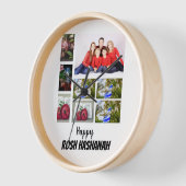 Custom Rosh Hashanah 8 Foto Collage Uhr (Winkel)