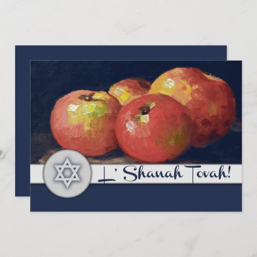 Custom Rosh Hashanah Celebration Party Einladung (Vorne/Hinten)