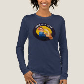 Custom Rosie the Riveter Vintag Tri-Blend Shirt (Vorderseite)