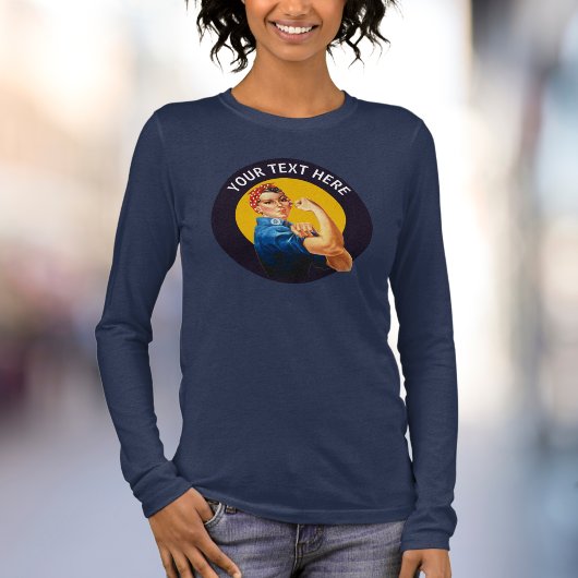 Custom Rosie the Riveter Vintag Tri-Blend Shirt
