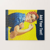 Custom: Rosie the Riveter, "Wir können es tun!" Puzzle (Horizontal)