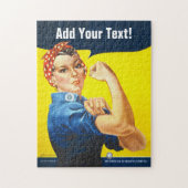 Custom: Rosie the Riveter, "Wir können es tun!" Puzzle (Vertikal)