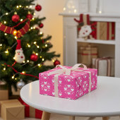 Custom Rosy Pink XOXO Paar Hochzeit, Jahrestag Geschenkpapier