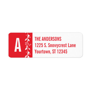 Custom Rot/Weiße Garland mit rosa Berries