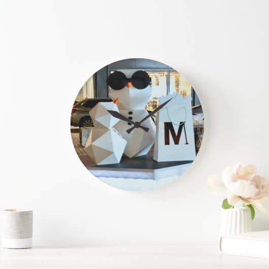 Custom Round Acrlic Wall Clock - Personalisierte K Große Wanduhr (Zuhause)