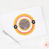 Custom Round from the Kitchen of Stickers Geschenk (Umschlag)