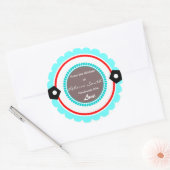Custom Round from the Kitchen of Stickers Geschenk (Umschlag)