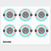 Custom Round from the Kitchen of Stickers Geschenk (Blatt)