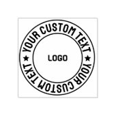 Custom Round Wood Briefmarke - Personalisierter Na Gummistempel (Prägung)