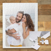 Custom Rounded Corner Photo Family Puzzle
