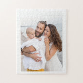 Custom Rounded Corner Photo Family Puzzle (Vertikal)