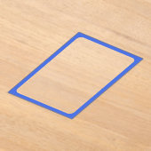 Custom Royal Blue Acrylic Frame Einladung (Ablage )