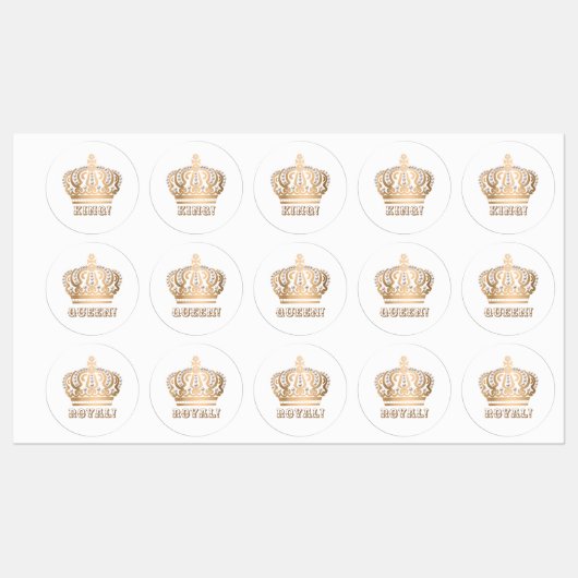 Custom Royal Labels Etiketten (Blatt)
