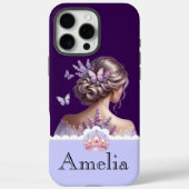 Custom Royal Lavender Butterfly Case for iPhone 11 (Rückseite)