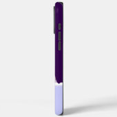 Custom Royal Lavender Butterfly Case for iPhone 11 (Rückseite / Links)