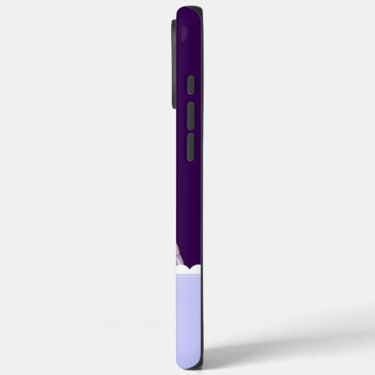 Custom Royal Lavender Butterfly Case for iPhone 11 (Rückseite / Links)