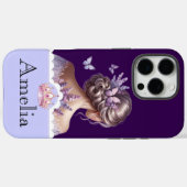 Custom Royal Lavender Butterfly Case for iPhone 11 (Rückseite (Horizontal))