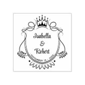Custom Royal Wedding Gummistempel (Prägung)