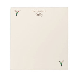 Custom Ruby-throated Hummingbirds Notepad Notizblock