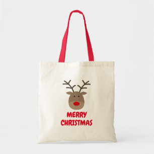 Custom Rudolph der Rentiere Weihnachtsspieltasche Tragetasche