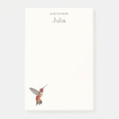 Custom Rufous Hummingbird Notes Post-it Klebezettel (Vorderseite)