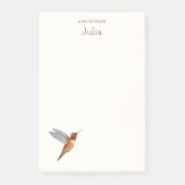 Custom Rufous Hummingbird Notes Post-it Klebezettel (Vorderseite)