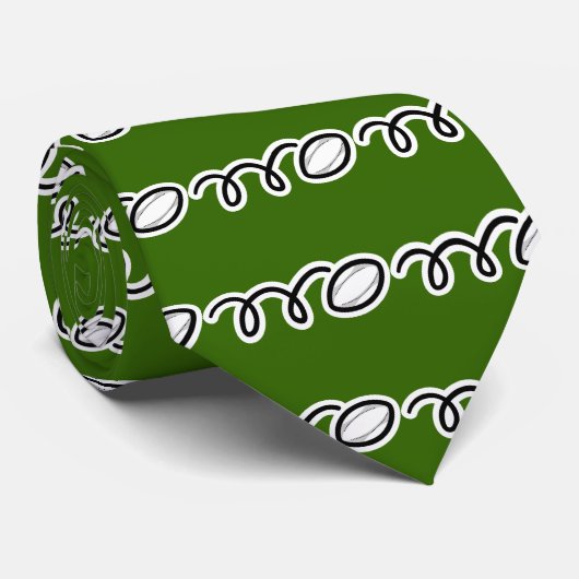 Custom Rugby Krawatte (Gerollt)