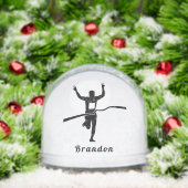 Custom Runner Finish Line Snow Globe Gift Schneekugeln (Weihnachten)