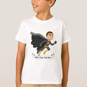 Custom Running Superheld-Cartoon T-Shirt