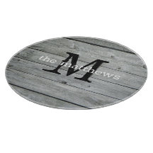 Custom Russe Name Country Farmhouse Mit Monogramm