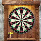 Custom  Rustic  Dartboard Dartscheibe